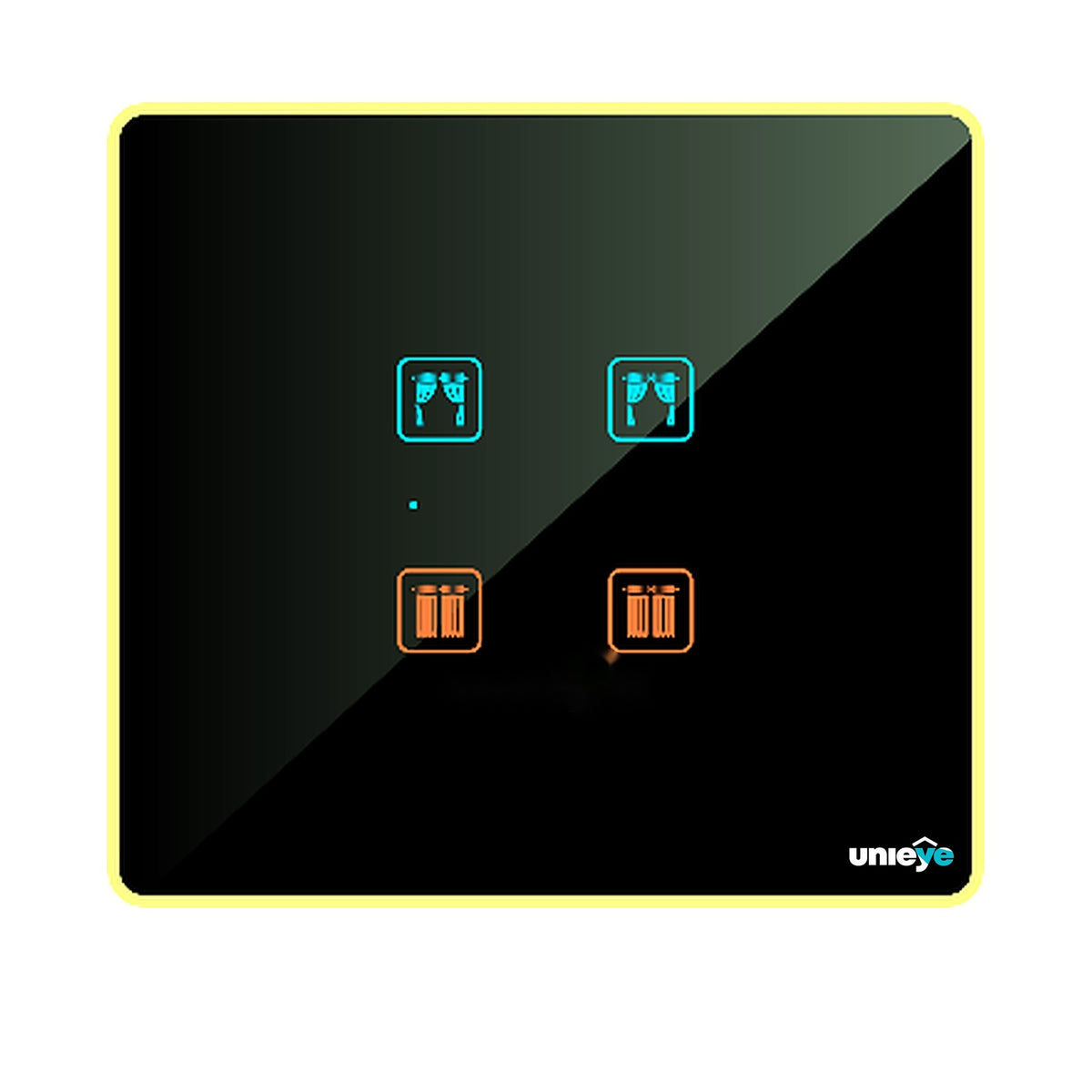Edge Color Touch Dual Curtain Switch