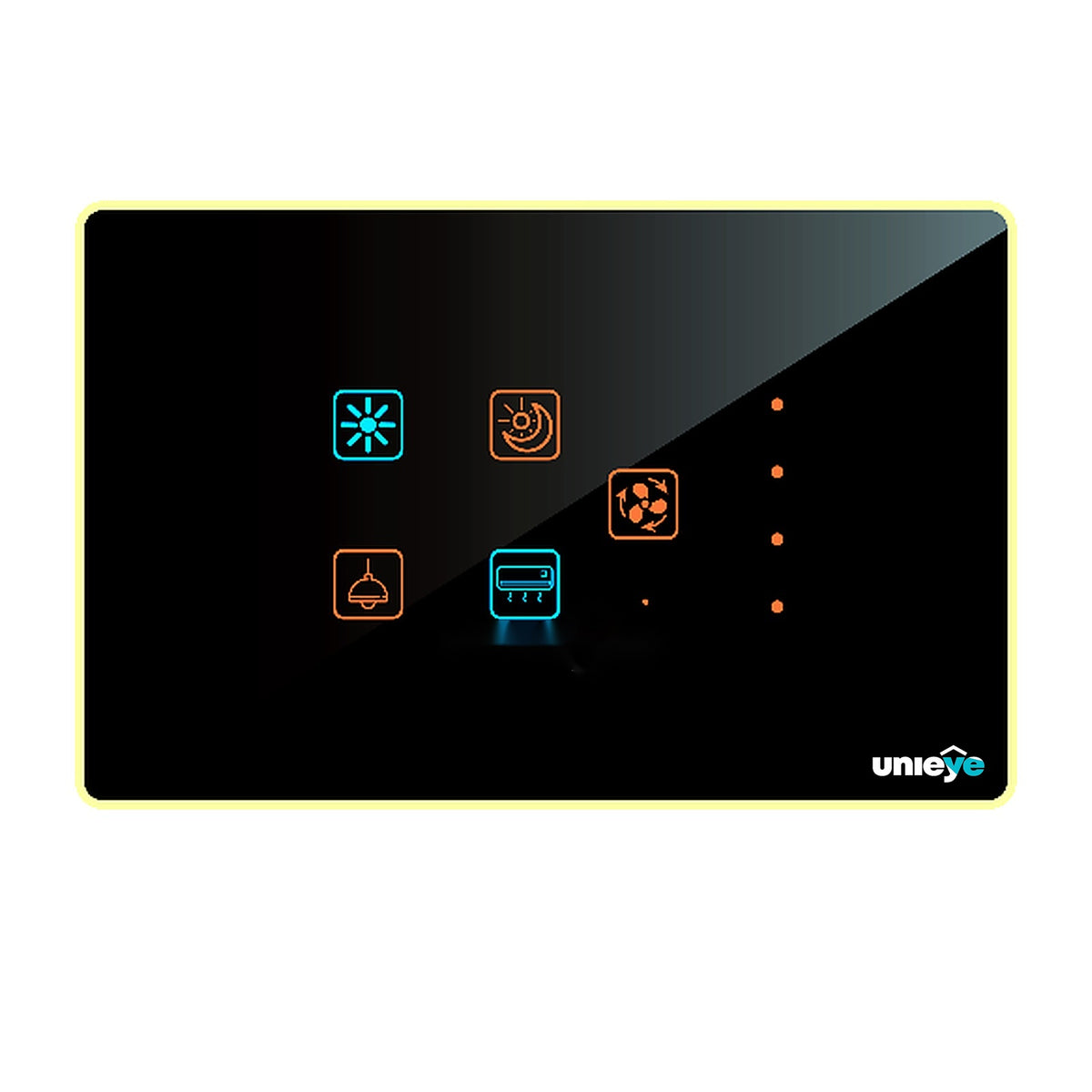Edge Color Touch 4 Switch 1 Fan Regulator
