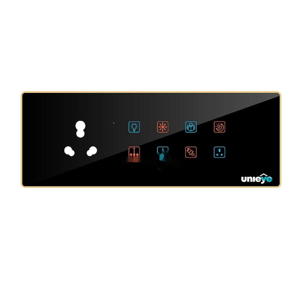 Edge Color Touch 8 Switch 1 Socket 16A