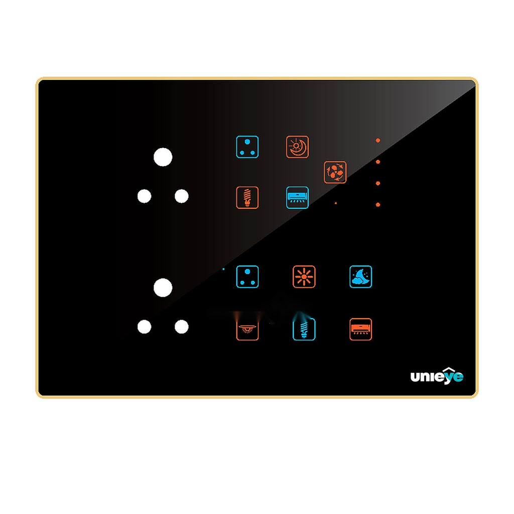 Edge Color Touch 10 Switch 1 Fan 2 Socket 6A