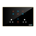 Edge Color Touch – 6 Switch 2 Fan 2 Socket (6A) – 12 Module