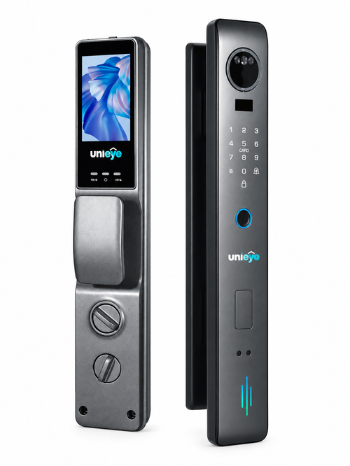 UniEye Smart Digital Door Lock UE005 – Face Recognition, Fingerprint, App & Password